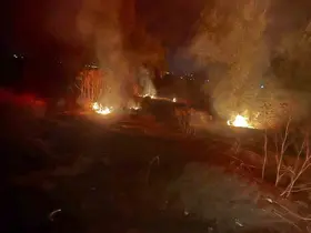 Şuhut’ta arazi yangını korkuttu
