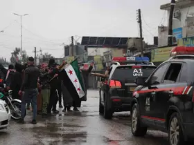 Suriye’de güvenlik güçlerine ait konvoy Tabka’ya girdi
