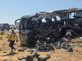 Suriye’de iki otobüs kafa kafaya çarpıştı: 35 ölü, 30 yaralı
