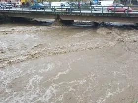 Tabakhane Deresi’nde sular yükseldi
