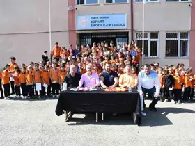 Tanju Çolak ve Hami Mandıralı öğrencilerle buluştu
