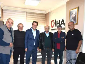 Tarih Derneği’nden İHA’ya nezaket ziyareti
