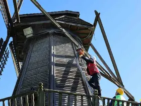 Tarihi Çark ve Yel Değirmeni’nde restore çalışmaları başladı
