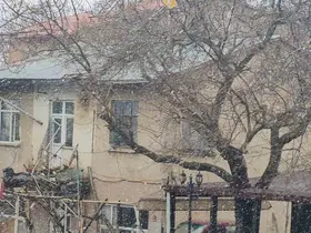 Tarihi Harput’ta nisanda kar sürprizi
