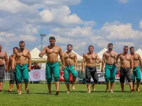 Taşköprü’de başpehlivan ve karakucak güreşleri nefes kesti
