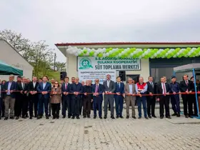 Taşköprü’de süt toplama merkezi törenle hizmete açıldı
