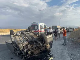 Tatvan’da zincirleme trafik kazası: 1 yaralı
