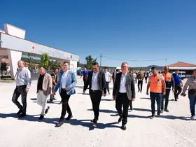 Tavşanlı T Tipi Cezaevi’nin yoluna bakım
