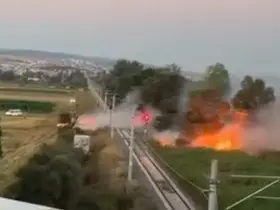 Tavşanlı’da çıkan arazı yangını kısa sürede söndürüldü
