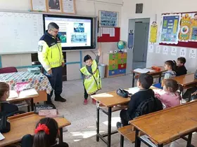 Tavşanlı’da öğrencilere trafik eğitimi

