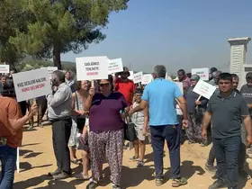 Tavuk çiftliği projesine mahalleliden tepki
