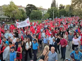 Tekirdağ’da 30 Ağustos coşkusu kortejle zirve yaptı
