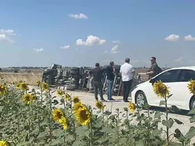 Tekirdağ’da devrilen tırın sürücüsü yaralandı
