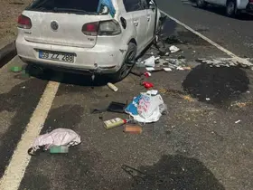 Tekirdağ’da feci kaza: Düğün hazırlığındaki çift yaralandı

