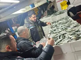 Tekirdağ’da gırgır teknelerinde su ürünleri denetimleri
