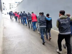 Tekirdağ’da helikopter destekli uyuşturucu operasyonu: 16 tutuklama
