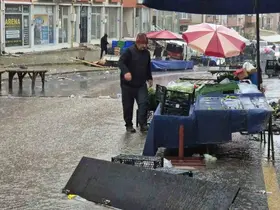 Tekirdağ’da sağanak yağış etkili oldu
