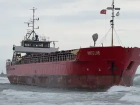 Tekirdağ’da yük gemisi karaya oturdu
