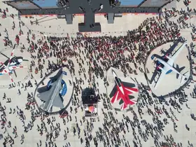 TEKNOFEST etkinlik alanı havadan görüntülendi
