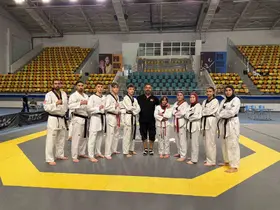 Tekvando terfi sınavında YayTanSay’dan 10 sporcu başarılı oldu
