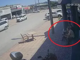 Ticari aracı çalmak isterken meydan dayağı yedi: O anlar kamerada
