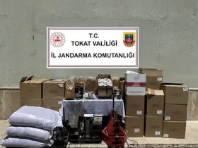 Tokat’ta kaçak tütün operasyonu: 4 gözaltı
