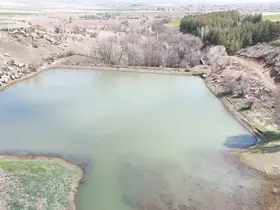 Tomarza’da yağışlar barajları doldurdu, çiftçinin yüzü güldü
