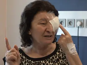 Torunlarını görebilmek için kornea nakli oldu
