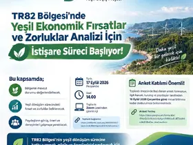 TR82 Bölgesi’nde yeşil ekonomik fırsatlar ve zorluklar analizi için istişare süreci başlıyor
