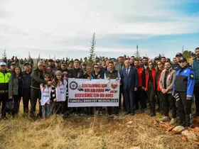 Tunceli’de 3 bin fidan toprakla buluştu
