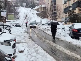 Tunceli’de karla karışık yağmur etkili oldu
