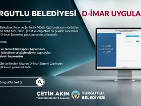 Turgutlu Belediyesi üç imar başvurusunu D-İmar Sistemine taşıyor
