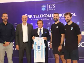 Türk Telekom Erkek Basketbol Takımı ile D’S damat arasında sponsorluk anlaşması
