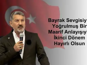 Uçak’tan ‘Türk Bayrak’lı mesaj
