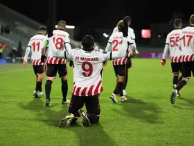 UEFA Konferans Ligi: Breidablik: 1 - Samsunspor: 1 (İlk yarı)
