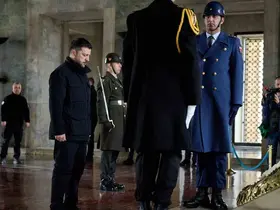 Ukrayna Devlet Başkanı Zelenskiy Anıtkabir’de
