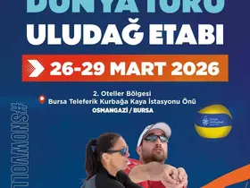 Uludağ İçecek Türk A.Ş., Uludağ’da düzenlenecek 2026 FIVB Kar Voleybolu Dünya Turu’nun sponsoru oldu
