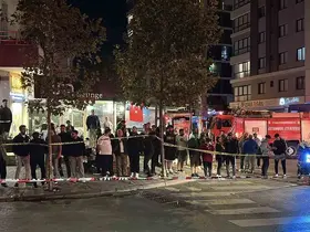Ümraniye’de nalbur dükkanında çıkan yangın korkuttu
