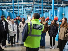 Üniversiteli hekim adayları su ve atıksu yönetimini yerinde gördü
