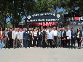 Uşak Belediye Başkan Vekili Terekeci Özkan basın mensupları ile bir araya geldi
