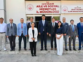 Uşak’ta sosyal hizmet çalışmaları değerlendirildi
