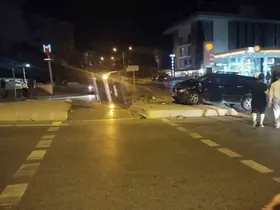 Üsküdar’da iki araç çarpıştı: 1 hafif yaralı
