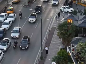 Uyanık motorcu ekiplerden kaçamadı

