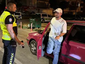 Uygulamada alkollü yakalanan sürücünün ehliyetine el konuldu
