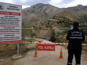 Üzümlü’de heyelan riski nedeniyle bazı yapılar için tahliye uyarısı
