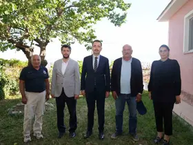 Üzümlü’de Kıbrıs gazisine ziyaret
