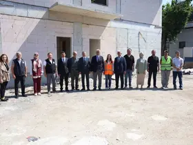 Uzunmustafa İlkokulu ek binasında incelemeler yapıldı
