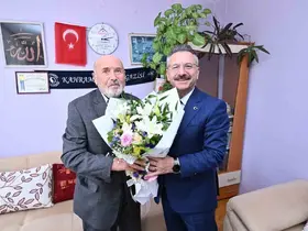 Vali Aksoy, Kore gazisini ziyaret etti
