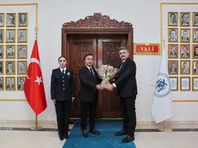 Vali Aydoğdu, Erzincan’ın yeni Emniyet Müdürü Doköz’ü kabul etti
