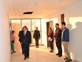 Vali Canbolat, Huzurevi ve Rehabilitasyon Merkezi inşaatında incelemelerde bulundu

